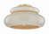 Pia One Light Semi Flush Mount in Aged Brass (428|H1145501AGBCBR)