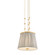 Valeria One Light Pendant in Aged Brass (70|8519AGB)
