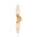 Pennebrook Two Light Wall Sconce in Vintage Gold Leaf (70|3942VGL)