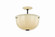 Nevins One Light Semi Flush Mount in Distressed Bronze (70|3115DB)