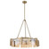 Aenon Six Light Chandelier in Brushed Champagne Brass (62|31646BCBAWG)