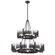 Aenon 12 Light Chandelier in Matte Black (62|316448BLKSWG)