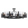 Aenon Ten Light Semi-Flush Mount in Matte Black (62|316410SFBLKSWG)