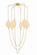 Positano LED Chandelier in Vintage Brass (68|58239VB)