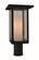 Meredith One Light Post Mount in Rustic Brown (37|MEP8LAERB)