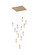 Amora LED Pendant in Satin Gold (173|1013S26SG02CR)