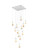 Amora LED Pendant in Chrome (173|1013S26C22ST)