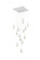 Amora LED Pendant in Chrome (173|1013S26C02CR)