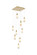 Amora LED Pendant in Satin Gold (173|1013S20SG22ST)