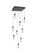 Amora LED Pendant in Black (173|1013S20BK02CR)