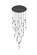 Amora LED Chandelier in Black (173|1013G48BK02CR)