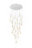 Amora LED Chandelier in Chrome (173|1013G42C22ST)