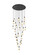 Amora LED Chandelier in Black (173|1013G36BK22ST)