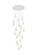 Amora LED Chandelier in Chrome (173|1013G32C02CR)