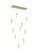 Amora LED Pendant in Satin Gold (173|1013D42SG02CR)