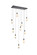 Amora LED Pendant in Black (173|1013D42BK22ST)