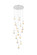 Amora LED Pendant in Chrome (173|1013D28C22ST)