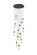 Amora LED Pendant in Black (173|1013D24BK22ST)