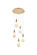 Amora LED Pendant in Satin Gold (173|1013D16SG22ST)