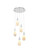 Amora LED Pendant in Chrome (173|1013D16C22ST)