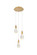 Amora LED Pendant in Satin Gold (173|1013D12SG02CR)
