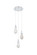 Amora LED Pendant in Chrome (173|1013D12C22ST)