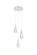 Amora LED Pendant in Chrome (173|1013D12C02CR)