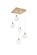 Avery LED Pendant in Satin Gold (173|1012S16SG01CR)