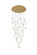 Avery LED Chandelier in Satin Gold (173|1012G48SG11ST)