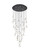 Avery LED Chandelier in Black (173|1012G48BK11ST)