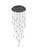Avery LED Chandelier in Black (173|1012G42BK01CR)