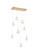 Avery LED Pendant in Satin Gold (173|1012D36SG11ST)
