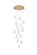 Avery LED Pendant in Satin Gold (173|1012D28SG11ST)