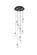 Avery LED Pendant in Black (173|1012D20BK01CR)