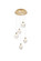 Avery LED Pendant in Satin Gold (173|1012D16SG11ST)