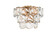 Charlotte 12 Light Flush Mount in Satin Gold (173|1010F20SG01CR)