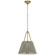 Allister LED Hanging Shade in Hand-Rubbed Antique Brass (268|SCH5059HAB462)
