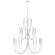 Acadia LED Chandelier in Plaster White (268|JN5074PW)