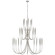 Acadia LED Chandelier in Burnished Silver Leaf (268|JN5074BSL)