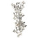Farfalle LED Wall Sconce in Burnished Silver Leaf (268|JN2503BSL)