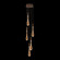 Rain LED Pendant in Ombre Copper/Copper Glass (48|1001748)