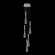 Rain LED Pendant in Ombre Silver/Silver Glass (48|1001747)