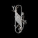 Volare Four Light Wall Sconce in Patinated Silver (48|1001636)