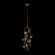 Volare Four Light Pendant in Brushed Bronze (48|1001598)
