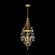 Volare Four Light Pendant in Burnished Gold (48|1001577)