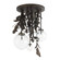 Will O' the Wisp Three Light Chandelier in Bronze/Clear (314|GDDLC01)