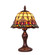 Colonial Tulip One Light Mini Lamp in Mahogany Bronze (57|296329)