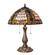 Fleur-De-Lis Two Light Table Lamp in Mahogany Bronze (57|296256)
