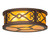 Donya Four Light Flush Mount in Antique Rust (57|293313)