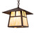 T'' Mission'' One Light Pendant in Mahogany Bronze (57|293307)